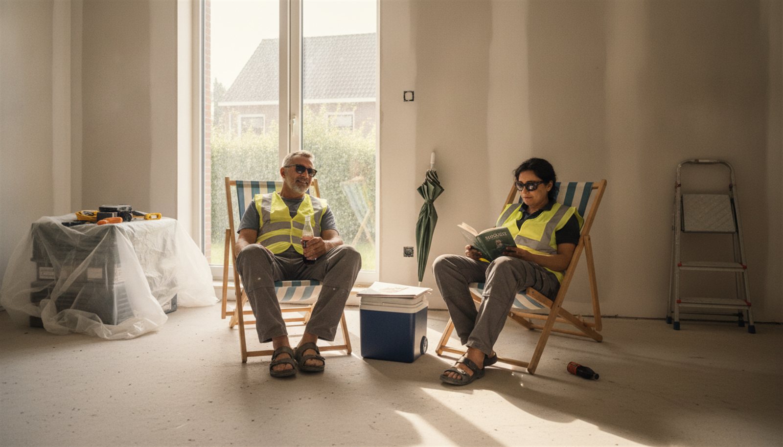 Werk loopt uit in de bouwvak: wat mag de aannemer doorberekenen?